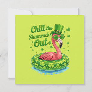 Entspann dich, Shamrocks lustiger St. Patrick's Da Karte