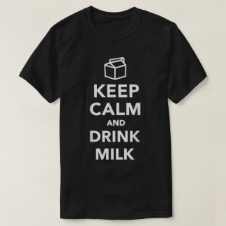 Entspann dich, trinke Milch Design T-Shirt