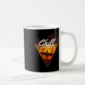 Entspanne deinen Geist Ozean Strand Sommer Tropisc Kaffeetasse