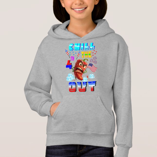 Entspanne dich am 4. hoodie (Vorderseite)