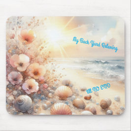 Entspannen an einem Strand irgendwo Mousepad