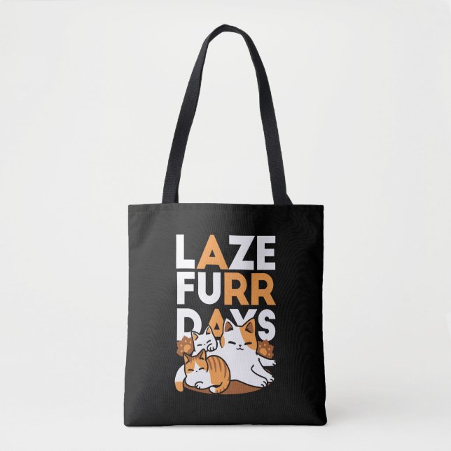 Entspannen bei Katzen Kunst - "Laze Furr Days" für (Vorderseite)
