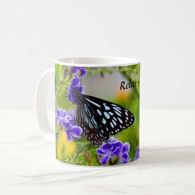 Entspannen - es ist Kaffeezeit Tasse (Vorderseite Links)