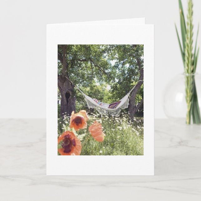 ENTSPANNEN, GENIESSEN UND GENIESSEN SIE IHREN GEBU KARTE (Vorderseite)