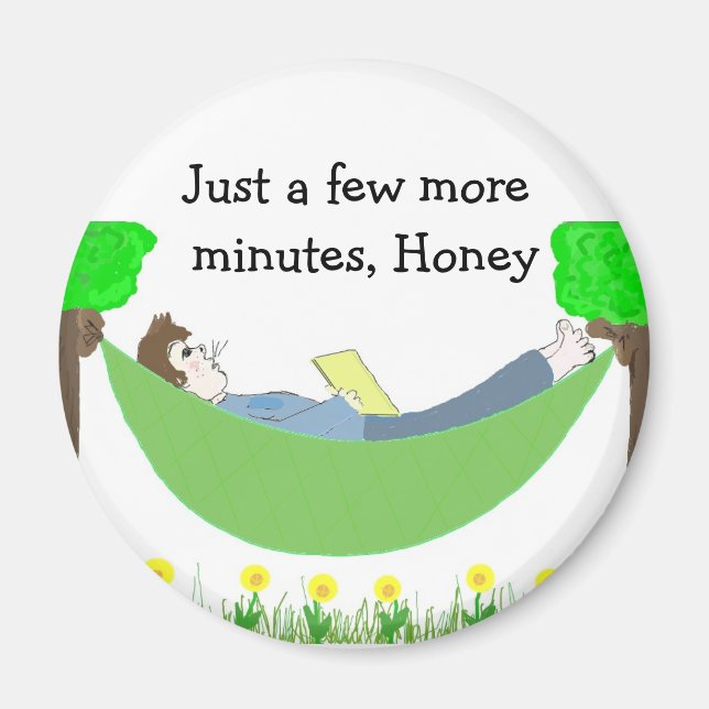 Entspannen in der Hängematte Magnet (Vorne)