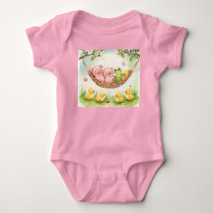 Entspannen in einer Hängematte Baby Strampler