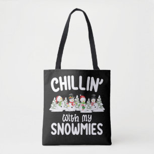 Entspannen mit meinen Schneemies Schneemann Weihna