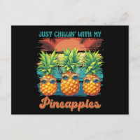 Entspannen mit meiner Ananas-Sonnenbrille Tropical