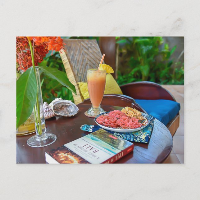 Entspannen Postkarte (Vorderseite)