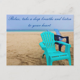 Entspannen Postkarte