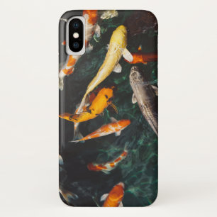 Entspannen Sie am Orange & White Asian Koi Fish Po Case-Mate iPhone Hülle