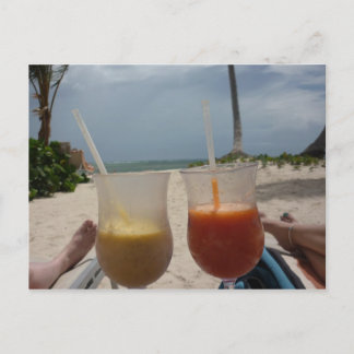 Entspannen Sie am Strand Postkarte