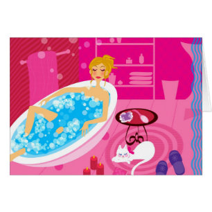 Entspannen Sie einfach sich Karte