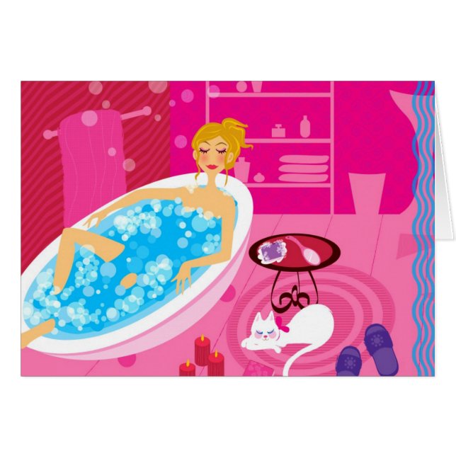 Entspannen Sie einfach sich Karte (Vorderseite (Horizontal))