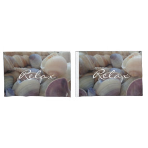 Entspannen Sie Muscheln Summer Beach Natural Foto Kissenbezug