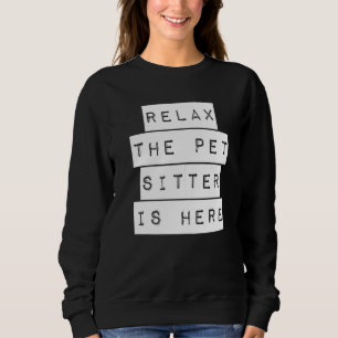 Entspannen Sie sich auf der Sitzecke des Haustiere Sweatshirt