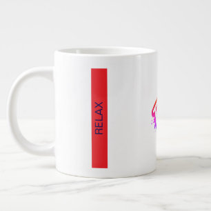 Entspannen Sie sich bei der riesigen Tasse