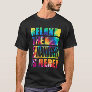 Entspannen Sie sich beim IT-Manager. T-Shirt