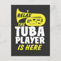 Entspannen Sie sich beim Tuba Player - der lustige