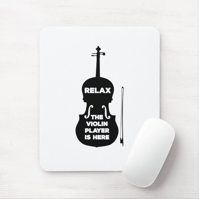 Entspannen Sie sich beim Violin Player Mousepad (Mit Mouse)