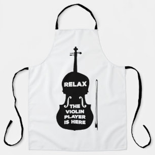 Entspannen Sie sich beim Violin Player Schürze
