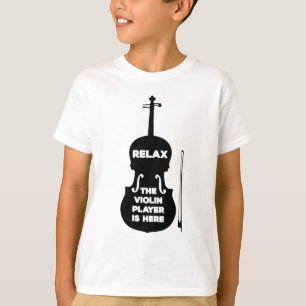 Entspannen Sie sich beim Violin Player T-Shirt