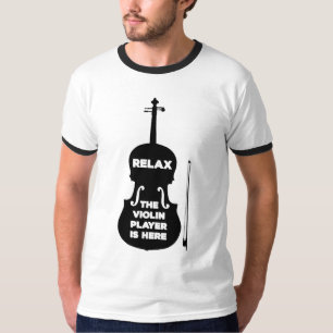 Entspannen Sie sich beim Violin Player T-Shirt