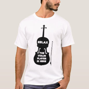 Entspannen Sie sich beim Violin Player T-Shirt