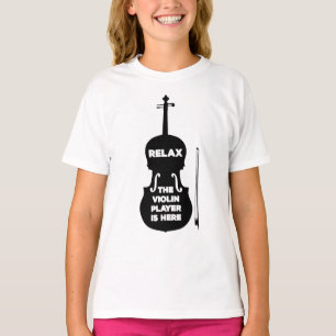 Entspannen Sie sich beim Violin Player T-Shirt
