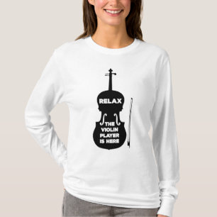 Entspannen Sie sich beim Violin Player T-Shirt