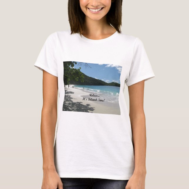 Entspannen Sie sich...Es ist Island Time! T-Shirt (Vorderseite)