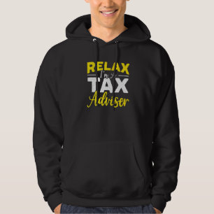 Entspannen Sie sich, ich bin Steuerberater CPA Rec Hoodie