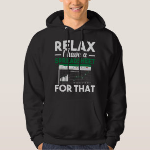 Entspannen Sie sich, ich habe eine Tabelle dafür - Hoodie