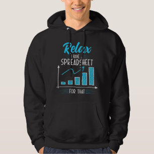 Entspannen Sie sich, ich habe eine Tabelle für die Hoodie