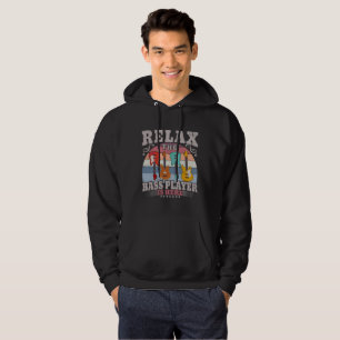 Entspannen Sie sich im Bass Player, der hier Gitar Hoodie