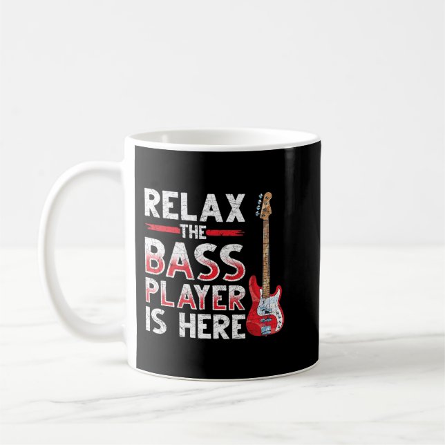 Entspannen Sie sich im Bass Player ist hier Bass G Kaffeetasse (Links)