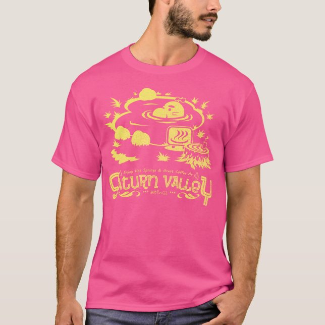 Entspannen Sie sich im Saturntal T-Shirt (Vorderseite)