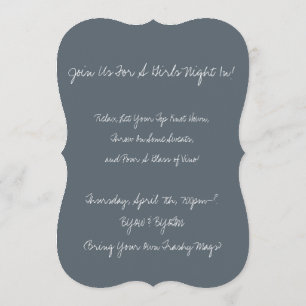 "Entspannen Sie sich, lassen Sie Ihr Einladung