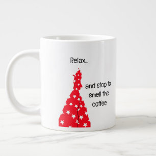 Entspannen Sie sich stoppen, um den Kaffee Tasse z