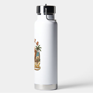Entspannen Sie sich und entspannen Sie sich Strand Trinkflasche