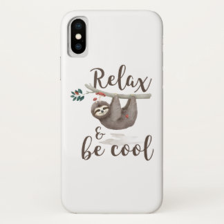 Entspannen Sie sich und seien Sie cooler Sloth Case-Mate iPhone Hülle