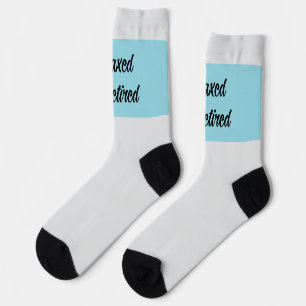 Entspannen Sie sich und tanken Sie Sonne Socken