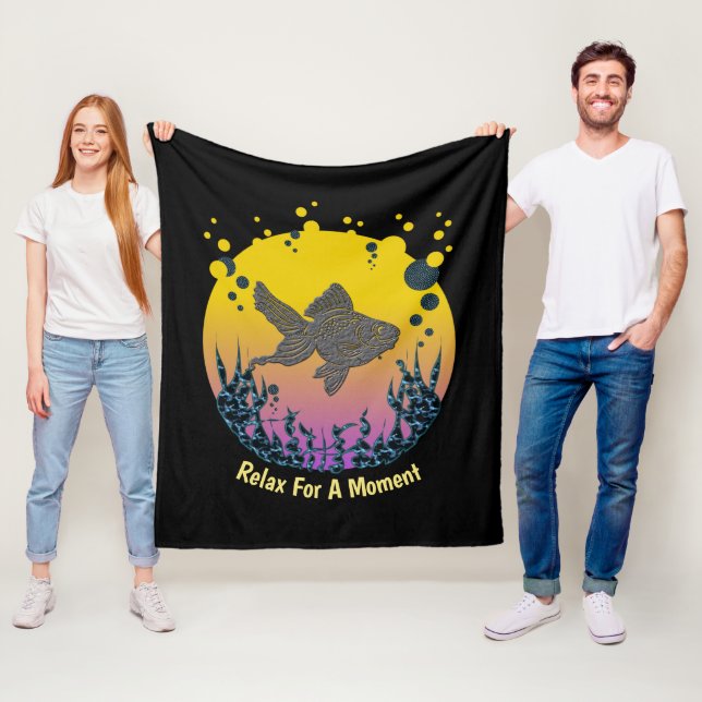 Entspannen Sie sich unter dem Meer und lassen Sie  Fleecedecke (Beispiel)