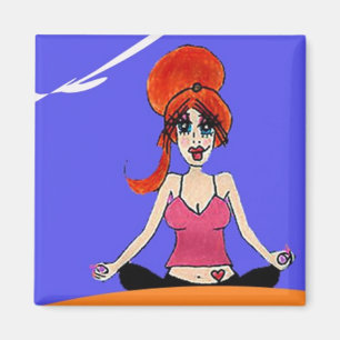 Entspannen Sie sich Yogamagneten Magnet