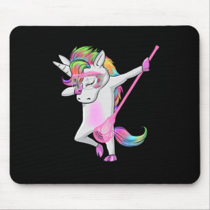 Entspannen Sie unicorn Dab Jugend Lacrosse T-Shirt Mousepad