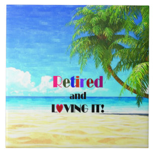 Entspannen und lieben, tropisches Foto, Fliese