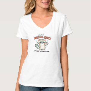Entspannen Wir Sind Alle Verrückte Waschbären Sark T-Shirt