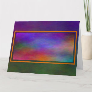 Entspannende Abstrakte Landschaft BIG Card Karte