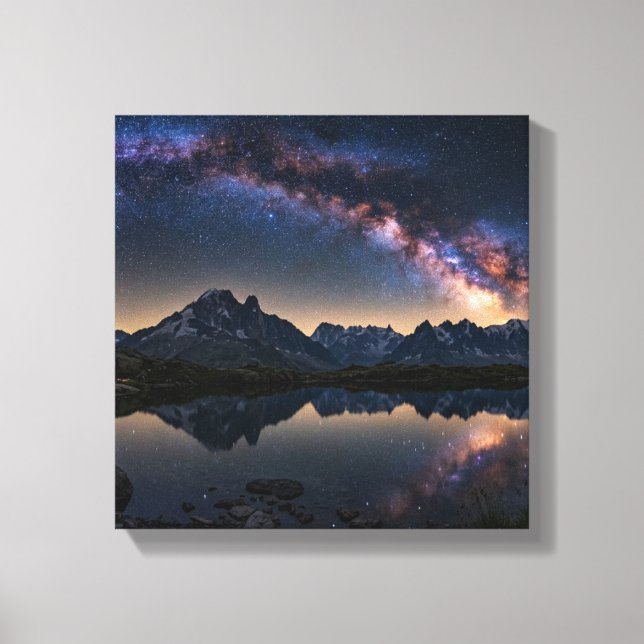 Entspannende astronomische Träume  Leinwanddruck (Vorderseite)