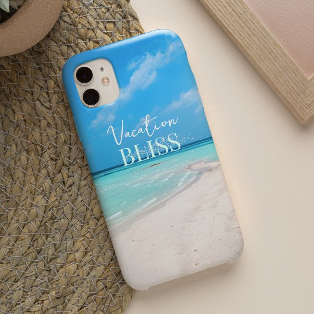 Entspannende Ferien am Strand Bliss Sommermeer Case-Mate iPhone Hülle (Relaxing Beach Vacation Bliss Summer Ocean Case-Mate iPhone Case)